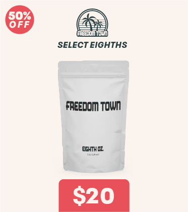 50% Off Select Eighths for $20 - Cannabis deal image