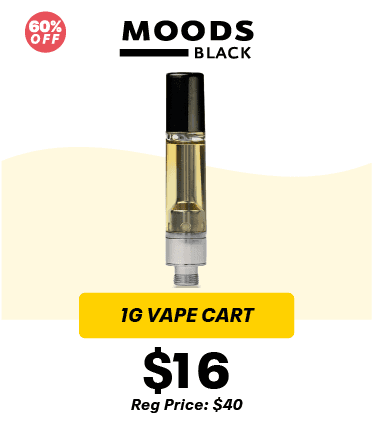 60% Off Vape Carts, $16 Price