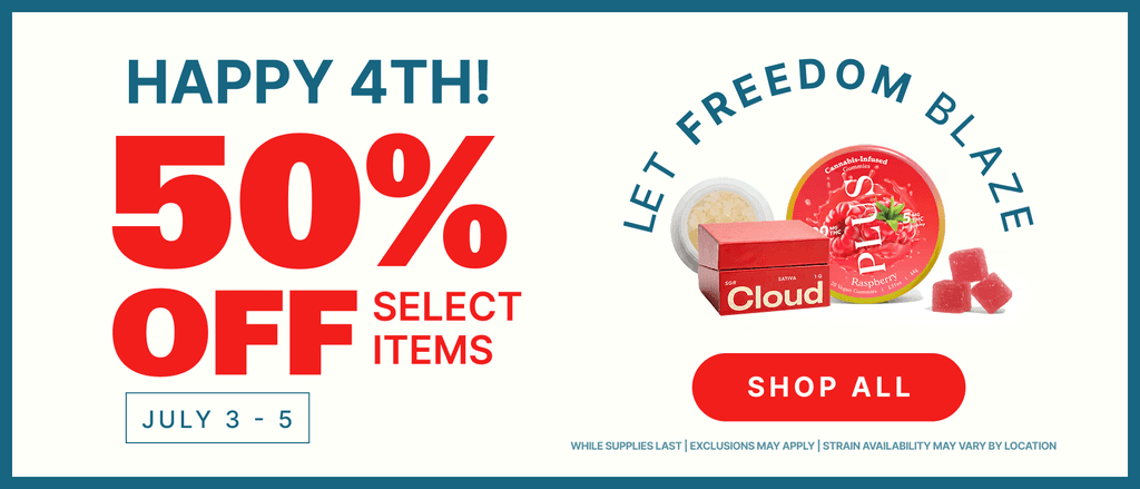 Happy 4th! 50% Off Select Items