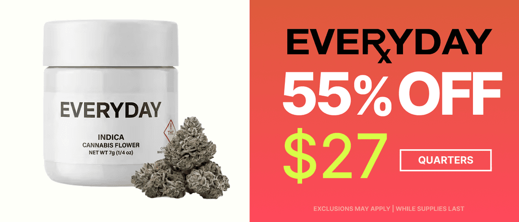 55% Off Quarters & $27 Quarters - Cannabis deal image