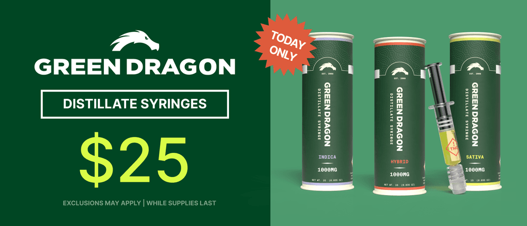 Today Only: $25 Distillate Syringes