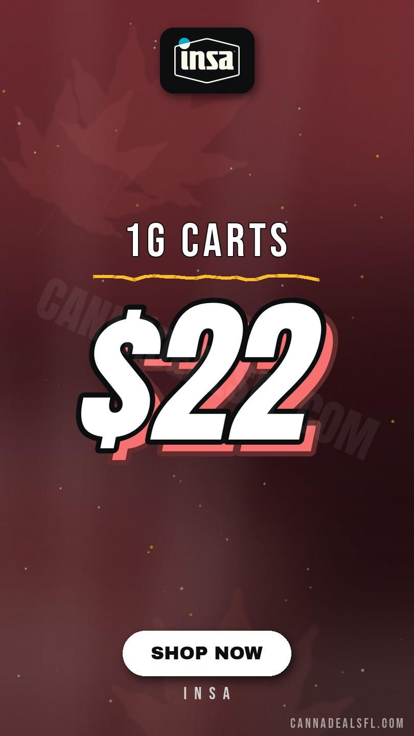 1g Carts - $22 - Cannabis deal image
