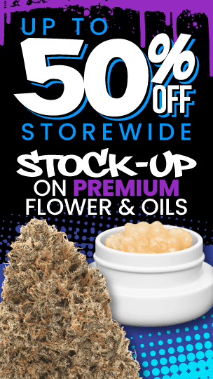 Up to 50% Off Storewide Flower & Oils - Cannabis deal image