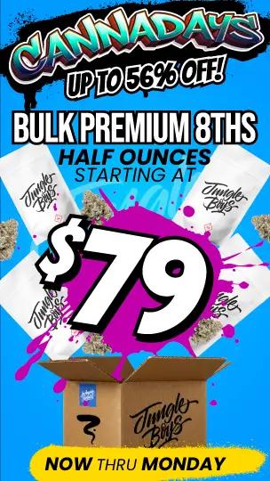 Up To 56% Off Bulk Premium Eighths