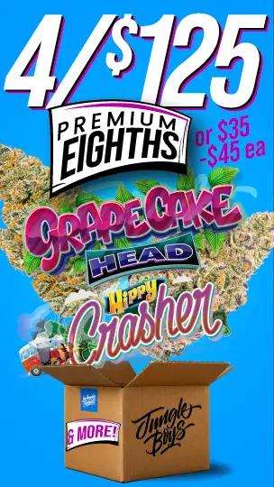 4 for $125 Premium Eighths Deal
