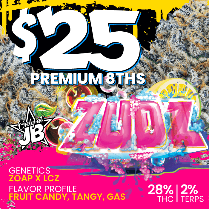 $25 Premium 8ths of Zudl Strain
