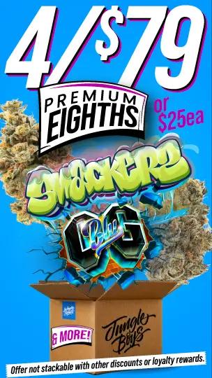 4 Premium Eighths for $79