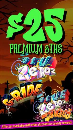 $25 Premium 8ths Blue Zerdz & Gride - Cannabis deal image
