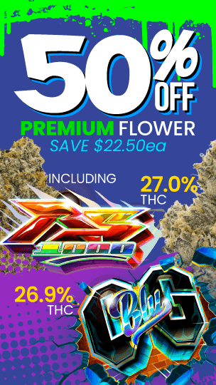 50% Off Premium Flower & More - Cannabis deal image