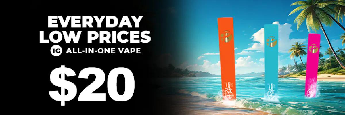 Everyday Low Price on Vapes