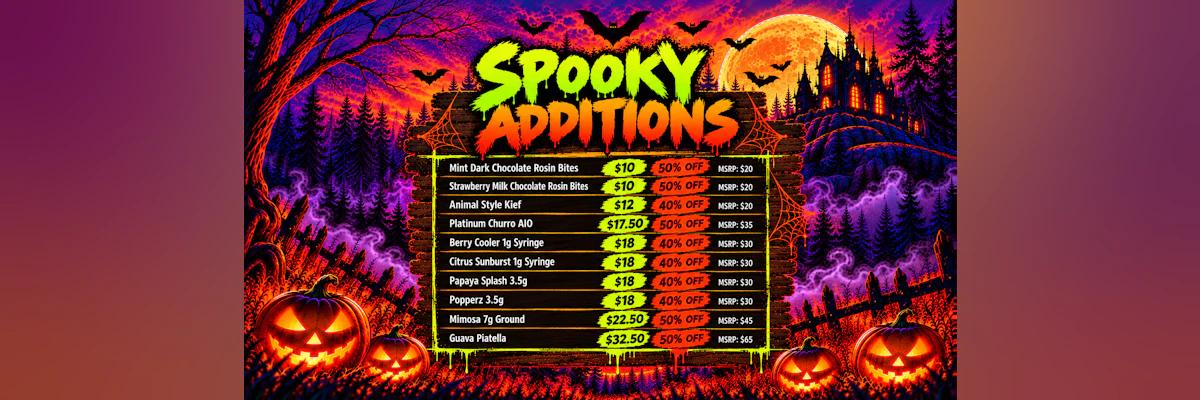 Spooky Additions: 40-50% Off Halloween Specials - Cannabis deal image