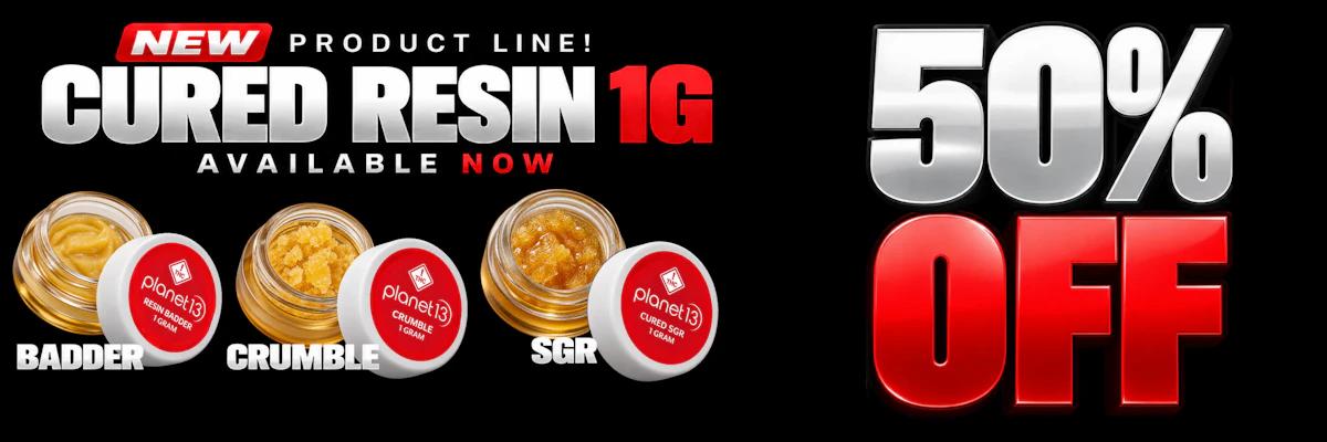 50% Off New Cured Resin Line - Cannabis deal image