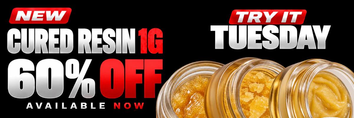 60% Off 1g Cured Resin - Cannabis deal image