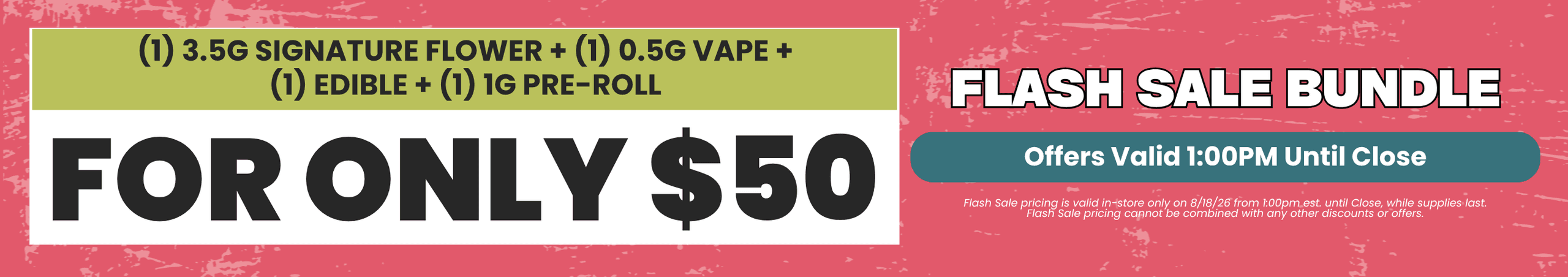 Flash Sale Bundle For Only $50