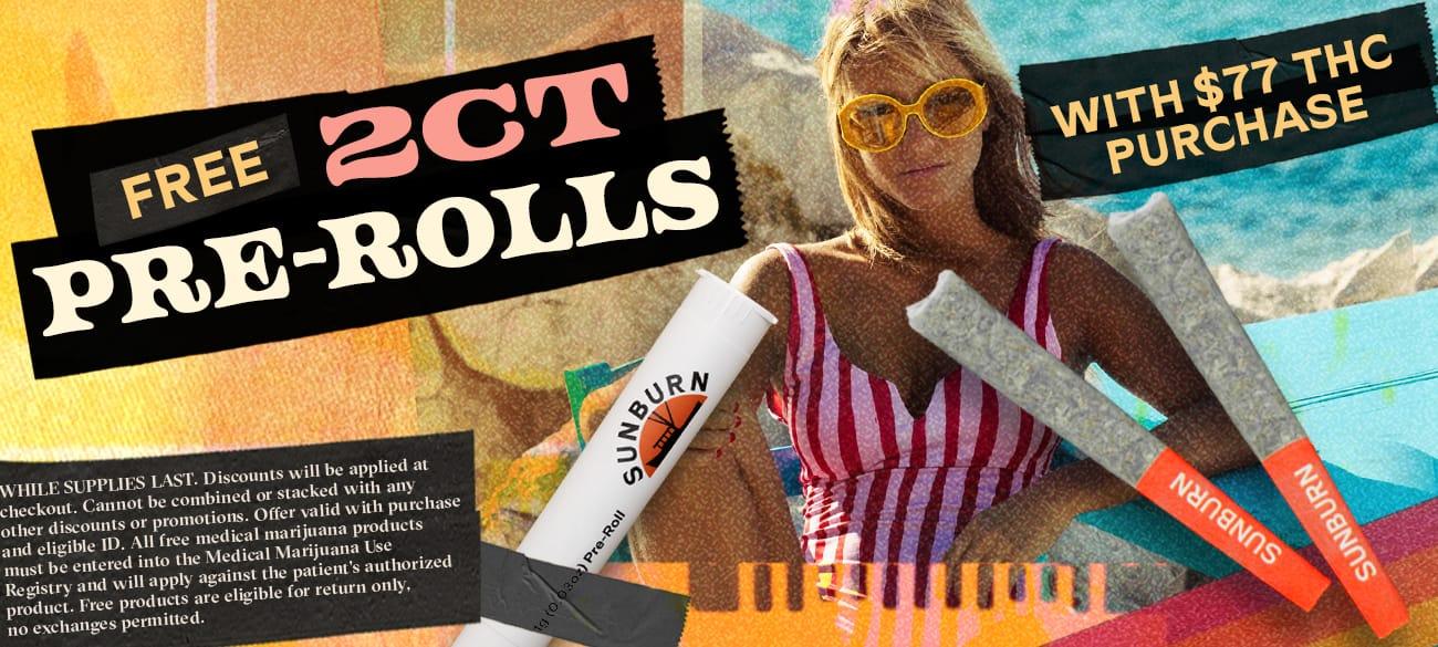 Free Pre-Rolls with THC Purchase