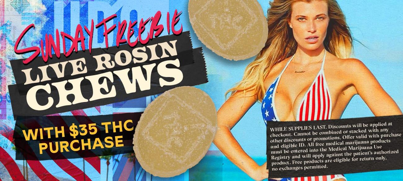 Sunday Freebie Live Rosin Chews