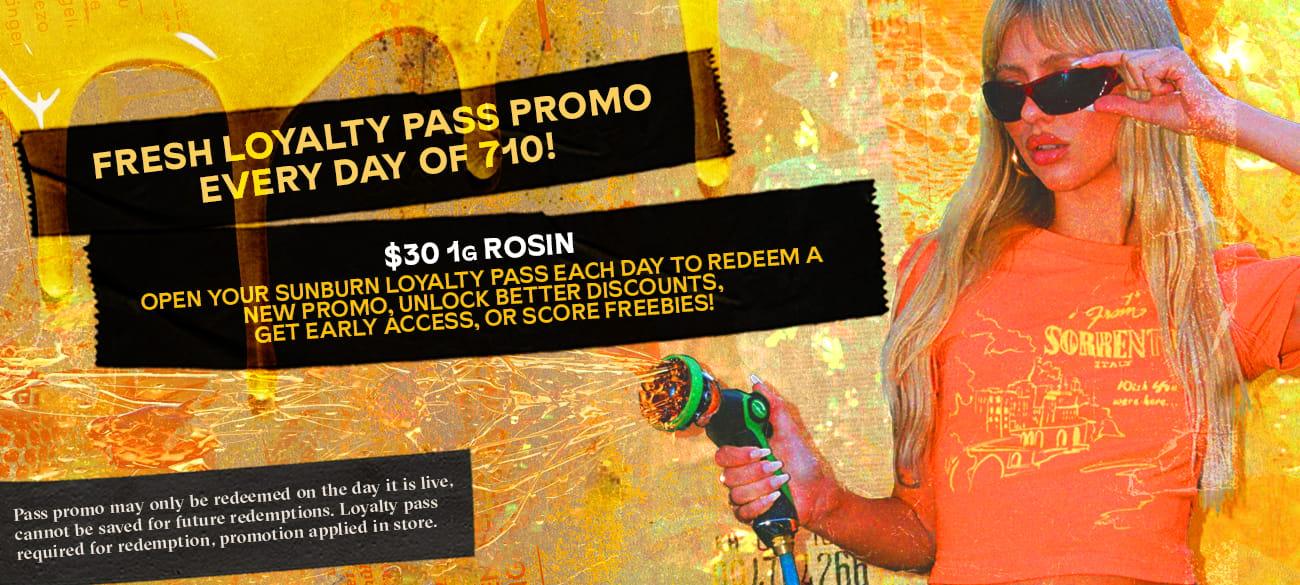 Fresh Loyalty Pass Promo Every Day - Cannabis deal image