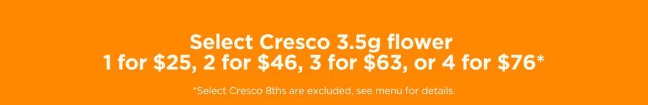 Cresco 3.5g Flower: 4 for $76 - Cannabis deal image
