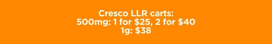 Cresco LLR Carts Deals - Cannabis deal image