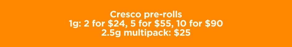 Cresco Pre-Roll Deals - Cannabis deal image