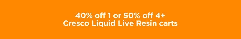 Cresco Liquid Live Resin Cart Deals - Cannabis deal image