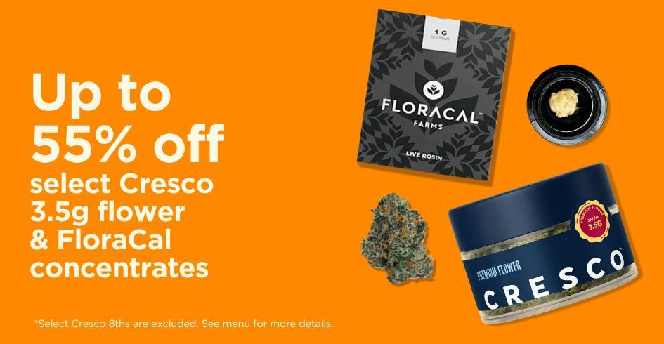 Up to 55% Off Cresco & FloraCal - Cannabis deal image