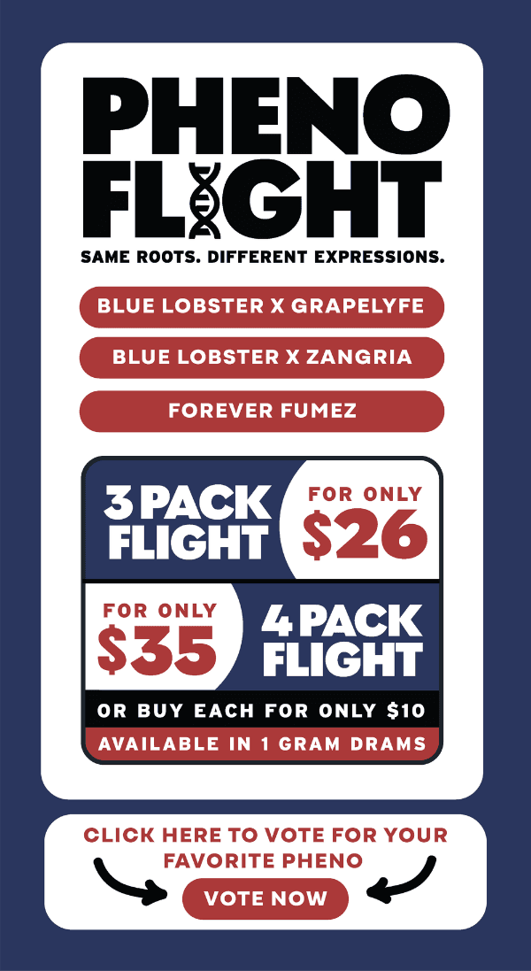 Pheno Flight 3-Pack $26, 4-Pack $35 - Cannabis deal image