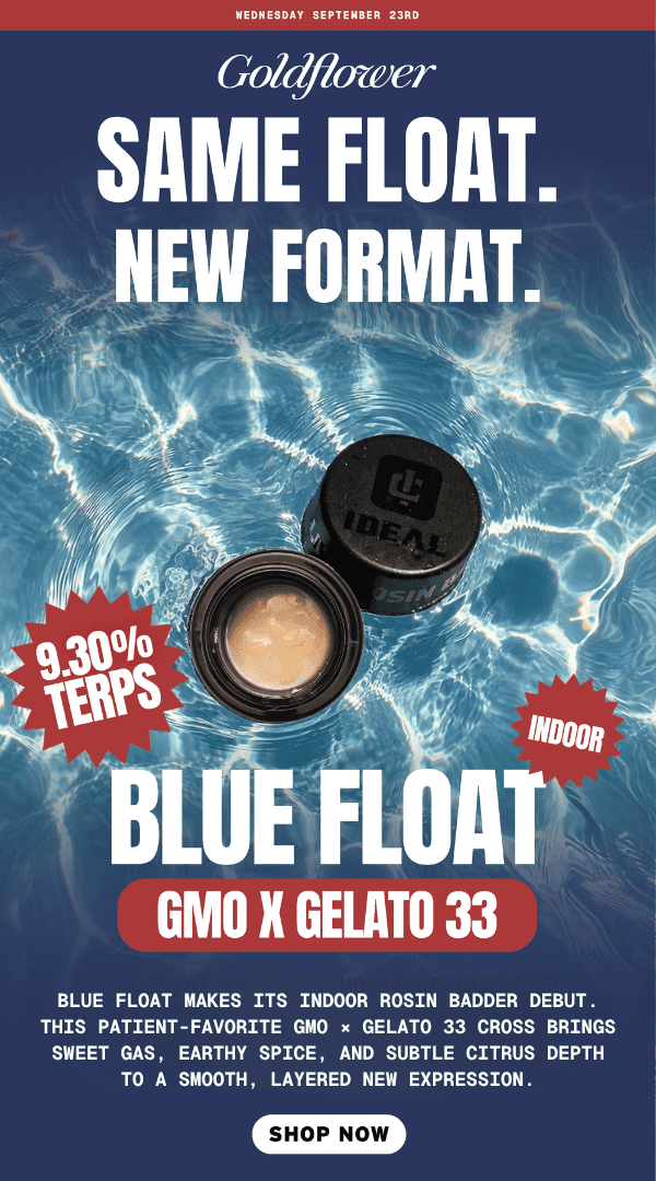 Blue Float Indoor Rosin Badder Debut