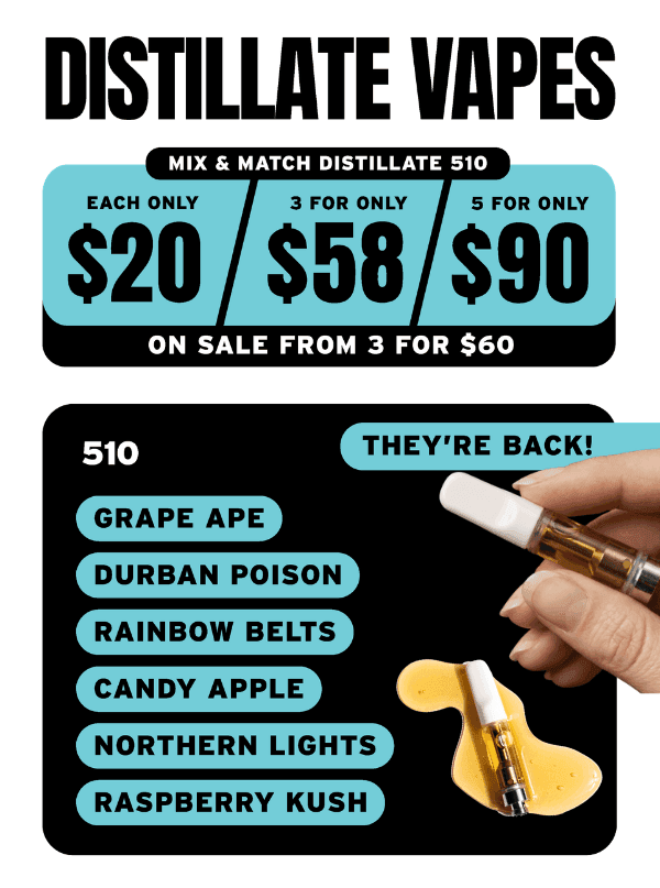Distillate Vapes Mix & Match Deals - Cannabis deal image