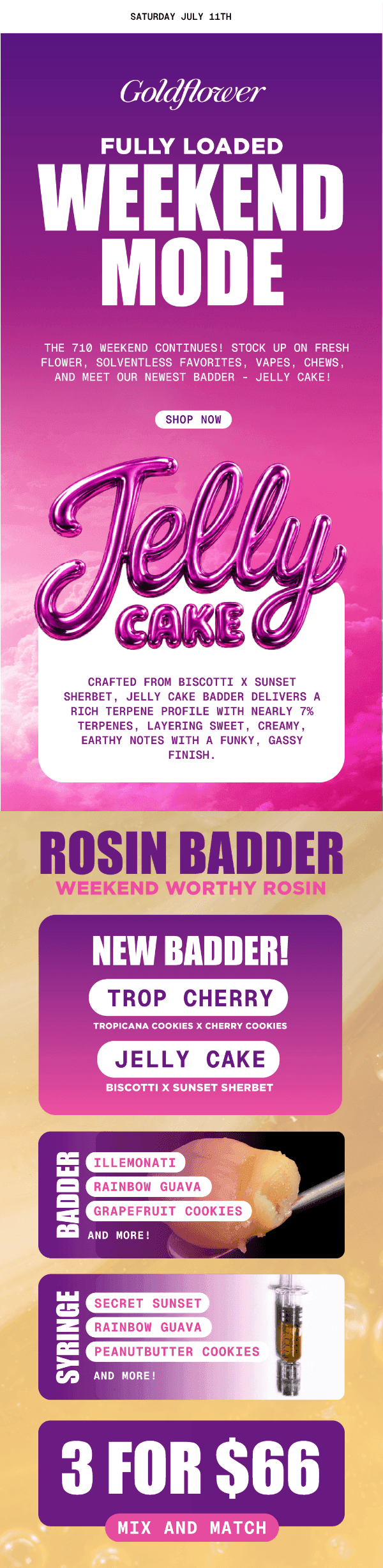 Weekend Mode Deals: Rosin Badder & Mix & Match - Cannabis deal image
