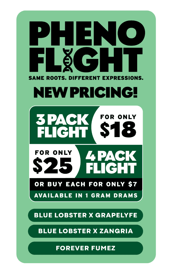 Pheno Flight New Pricing Deals - Cannabis deal image
