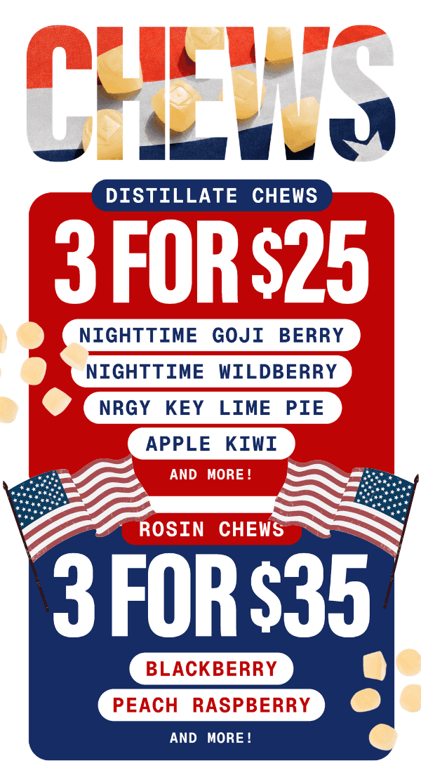 Distillate & Rosin Chews Deals