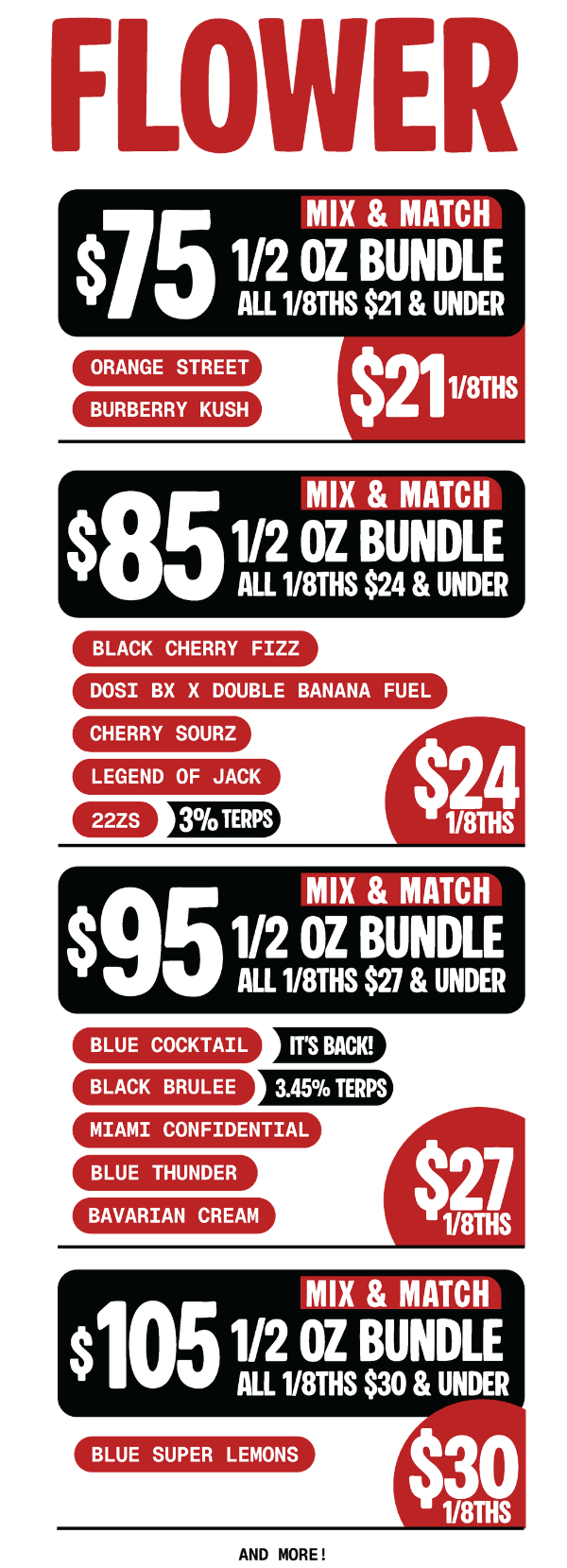 $75–$105 Mix & Match Flower Bundles
