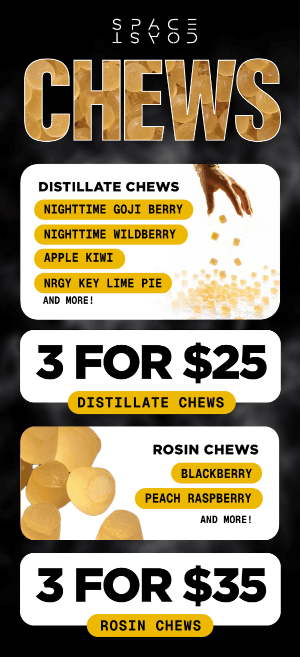 Chews Deals: 3 for $25 & 3 for $35
