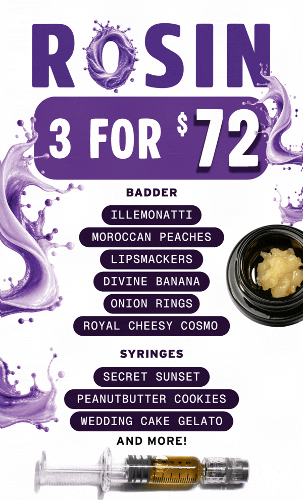 Rosin Deal: 3 for $72 - Cannabis deal image