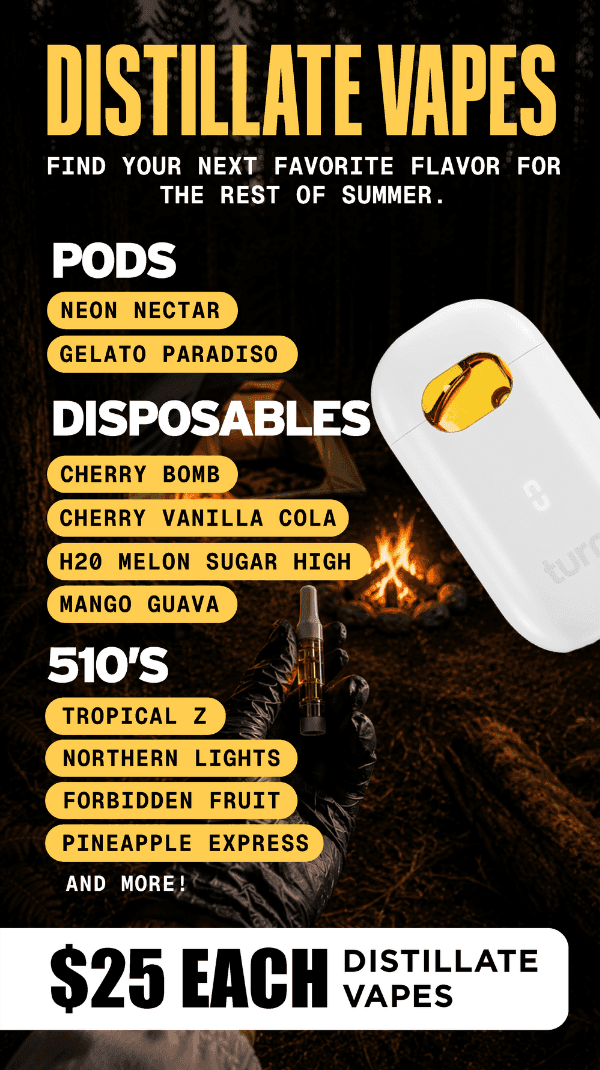 Distillate Vapes $25 Each