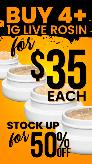 Live Rosin Deals and 50% Off - Cannabis deal image