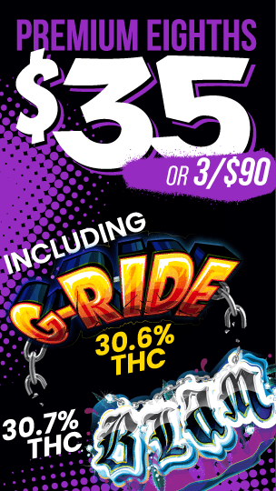 Premium Eighths $35 or 3/$90 - Cannabis deal image