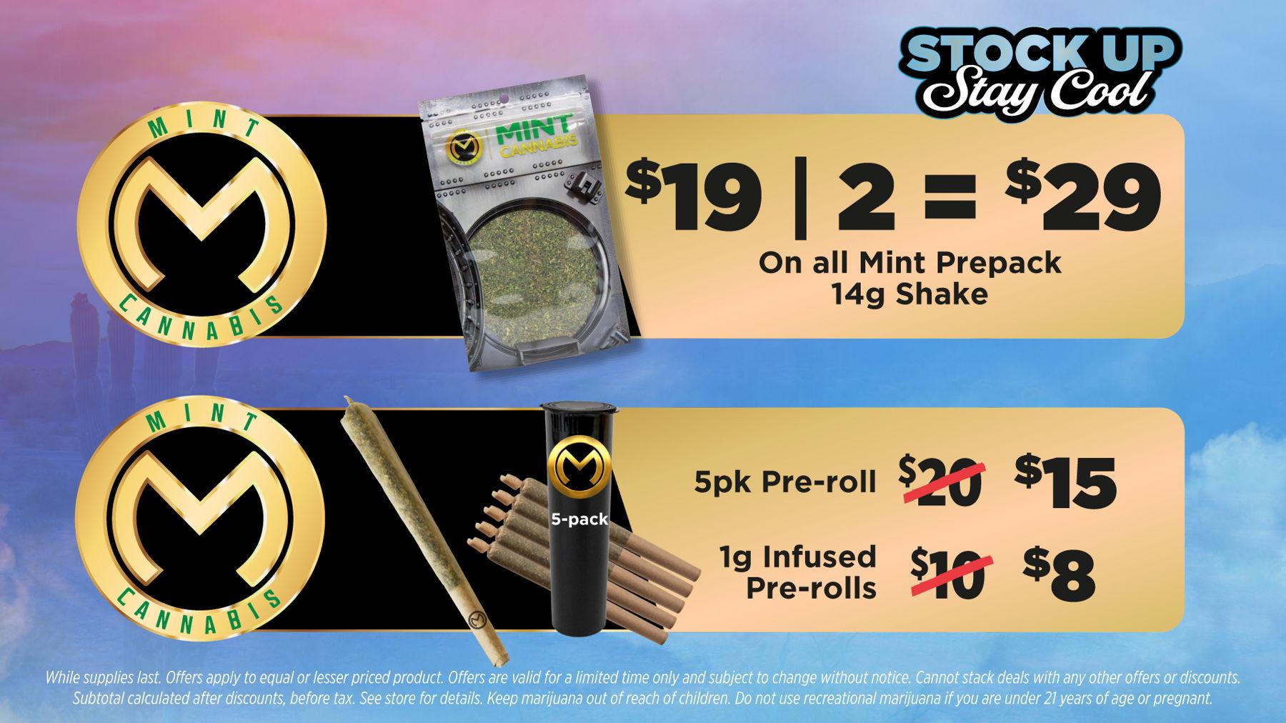 Shake & Pre-roll Deals This Week