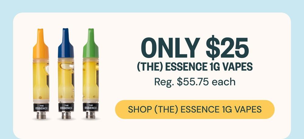 The Essence 1G Vapes for Only $25 - Cannabis deal image