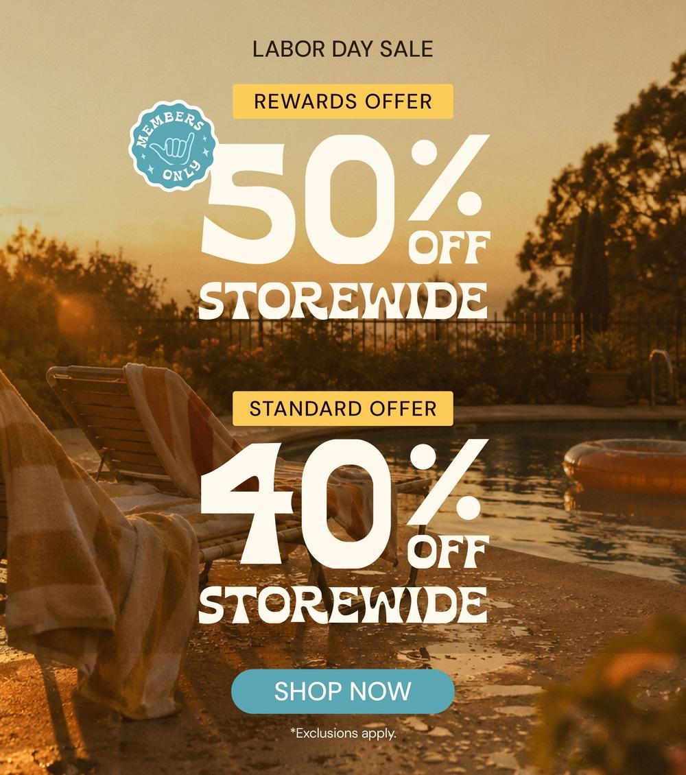 Labor Day Sale: 50% Off for Members