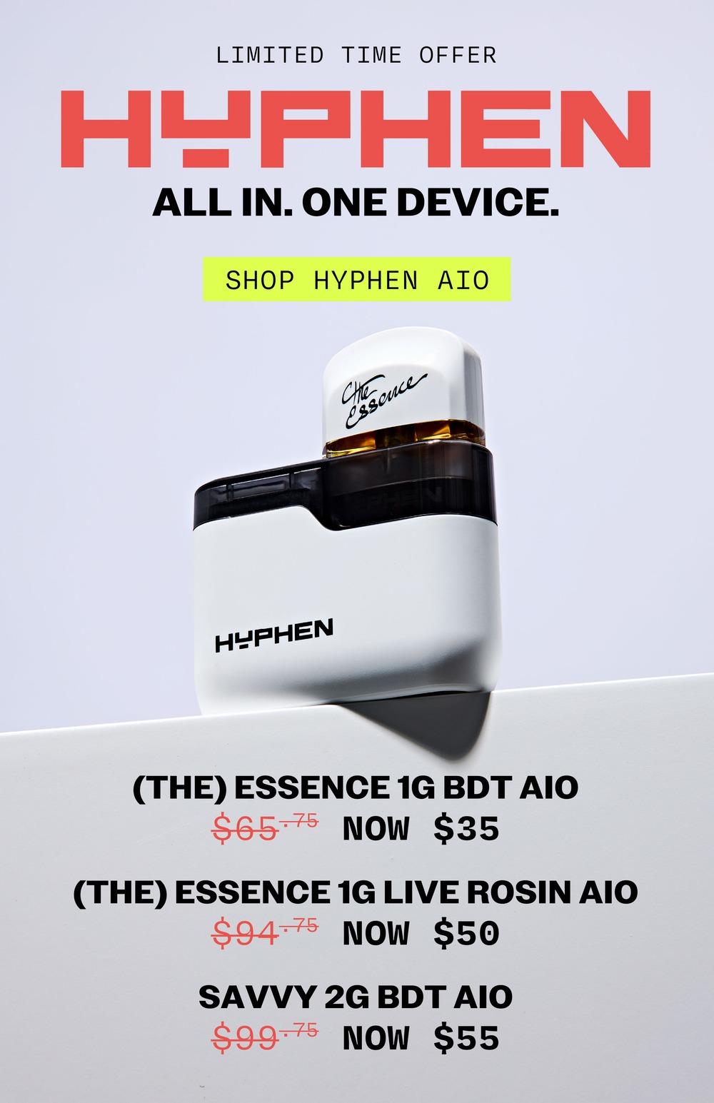 Hyphen AIO Limited Time Price Drops - Cannabis deal image