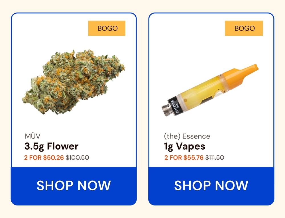BOGO Deals on Flower and Vapes - Cannabis deal image