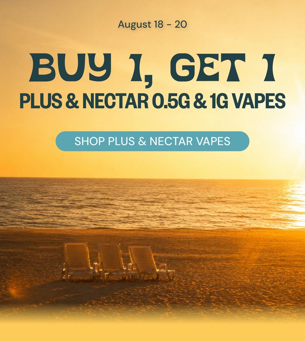 Buy 1 Get 1 Vapes August 18-20