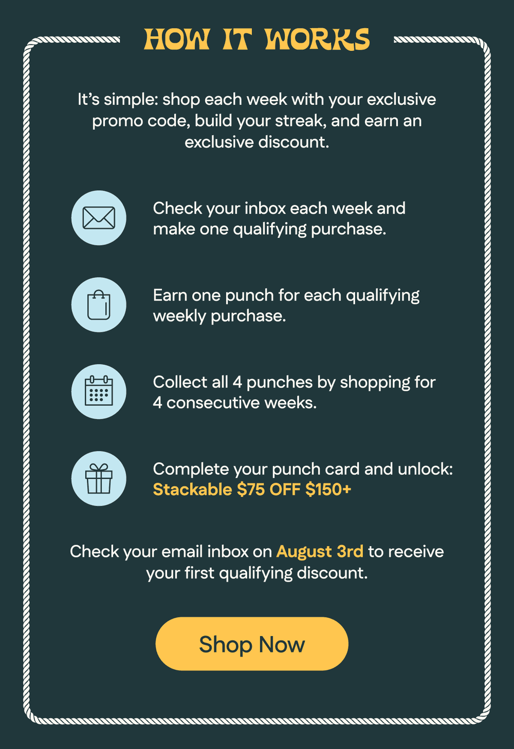 Unlock $75 Off After 4 Weeks