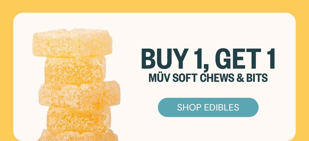 Buy 1 Get 1 MÜV Soft Chews & Bits