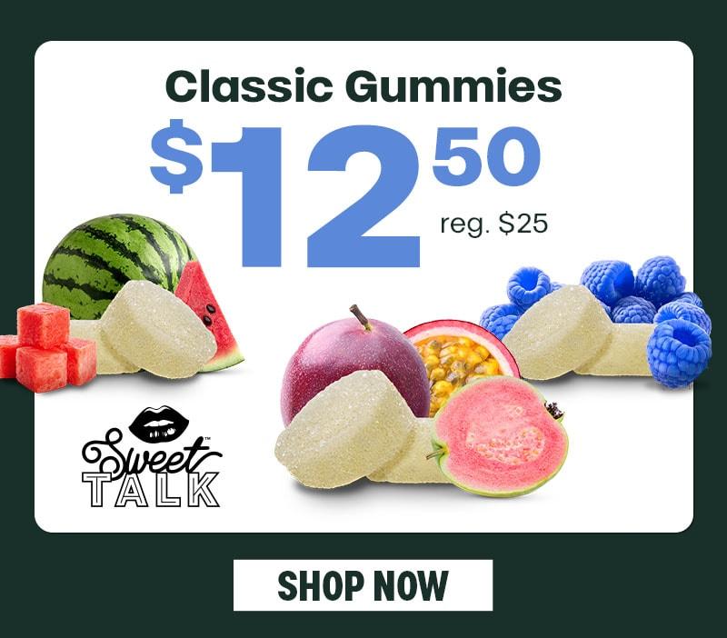 Classic Gummies Sale - $12.50 Reg $25 - Cannabis deal image