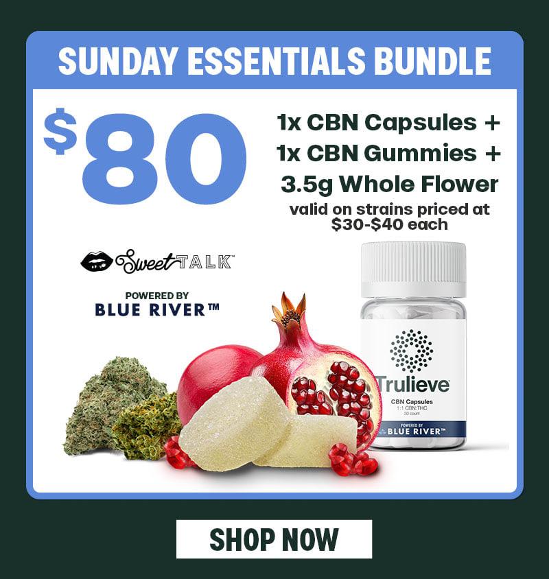 Sunday Essentials Bundle for $80 - Cannabis deal image