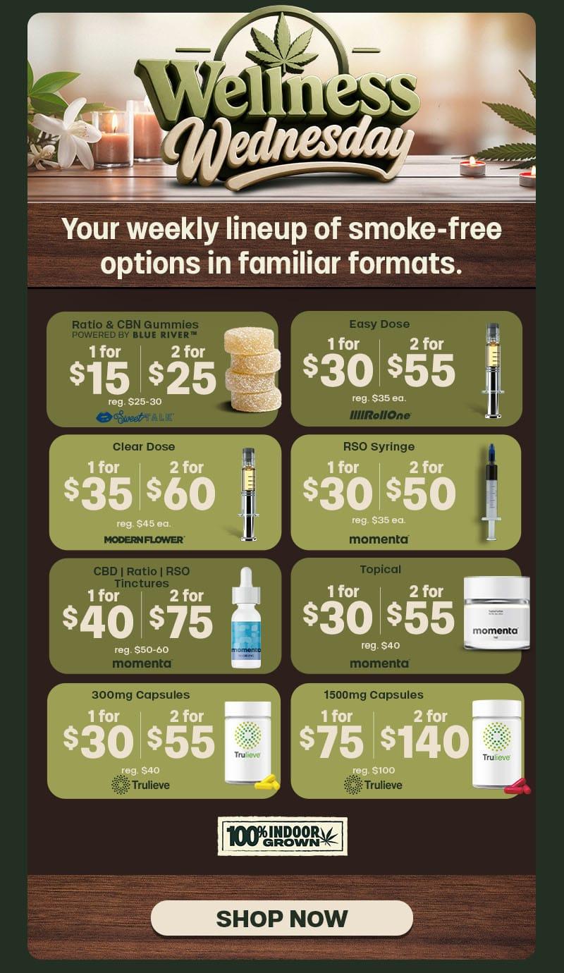 Wellness Wednesday: Smoke-Free Deals & Bundles