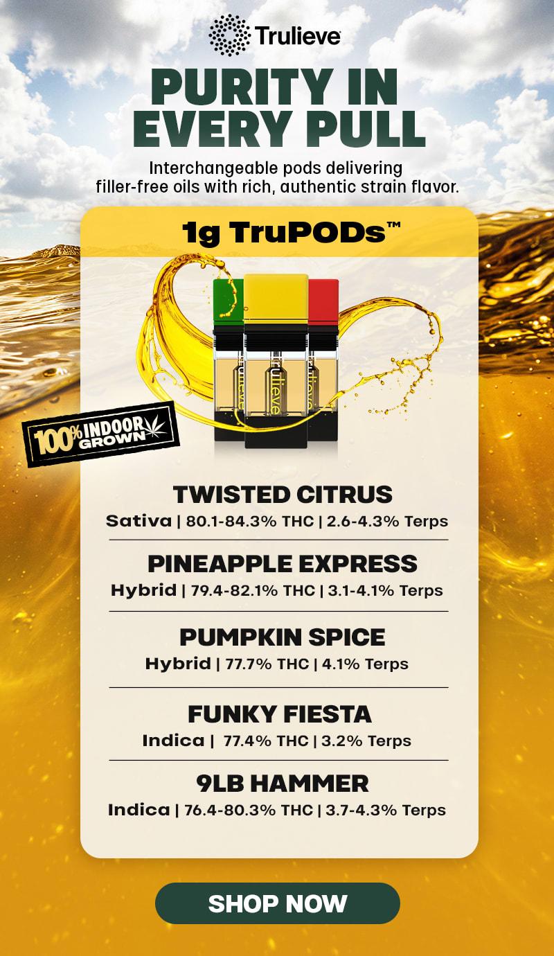 1g TruPODs Featured Strain Showcase